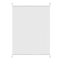 Plisségardin Touch Up & Down hvit 140 x 130 cm